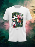 Wild and Free Graphic T-Shirt White Color