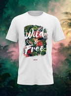 Wild and Free Graphic T-Shirt White Color