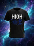 High Graphic Printed Black Tshirt