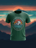 Wilderness - Adventure is Calling American Style Green Round Neck TShirt