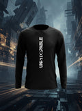 Unstoppable - Vertical Print Authentic Styched Full Sleeve Tee