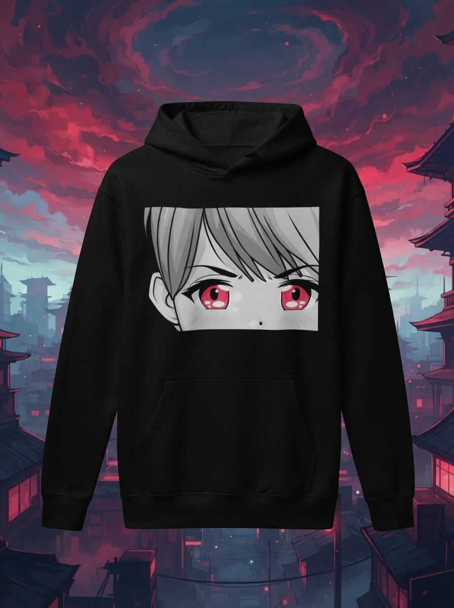 Red Eye Black Hoodie