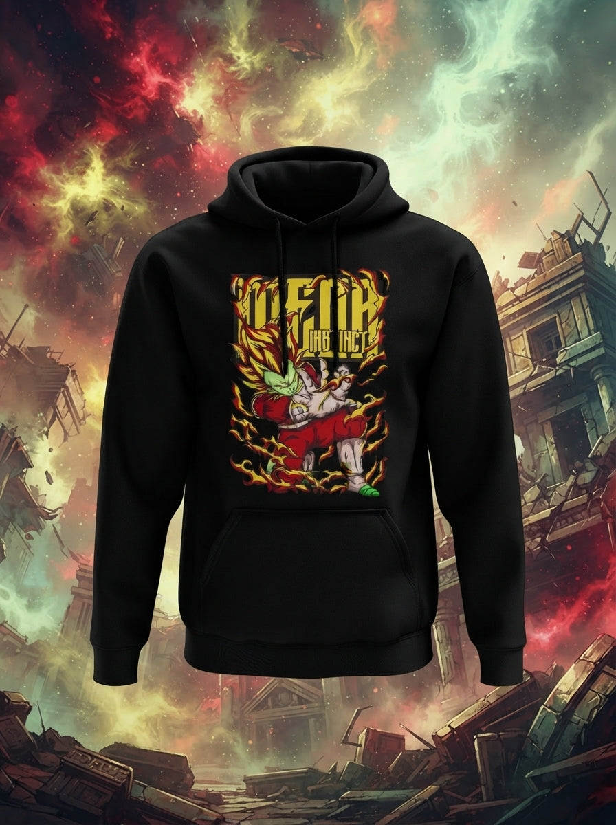 Mega Instinct Black Hoodie