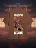 Influential Brown Oversized Tee