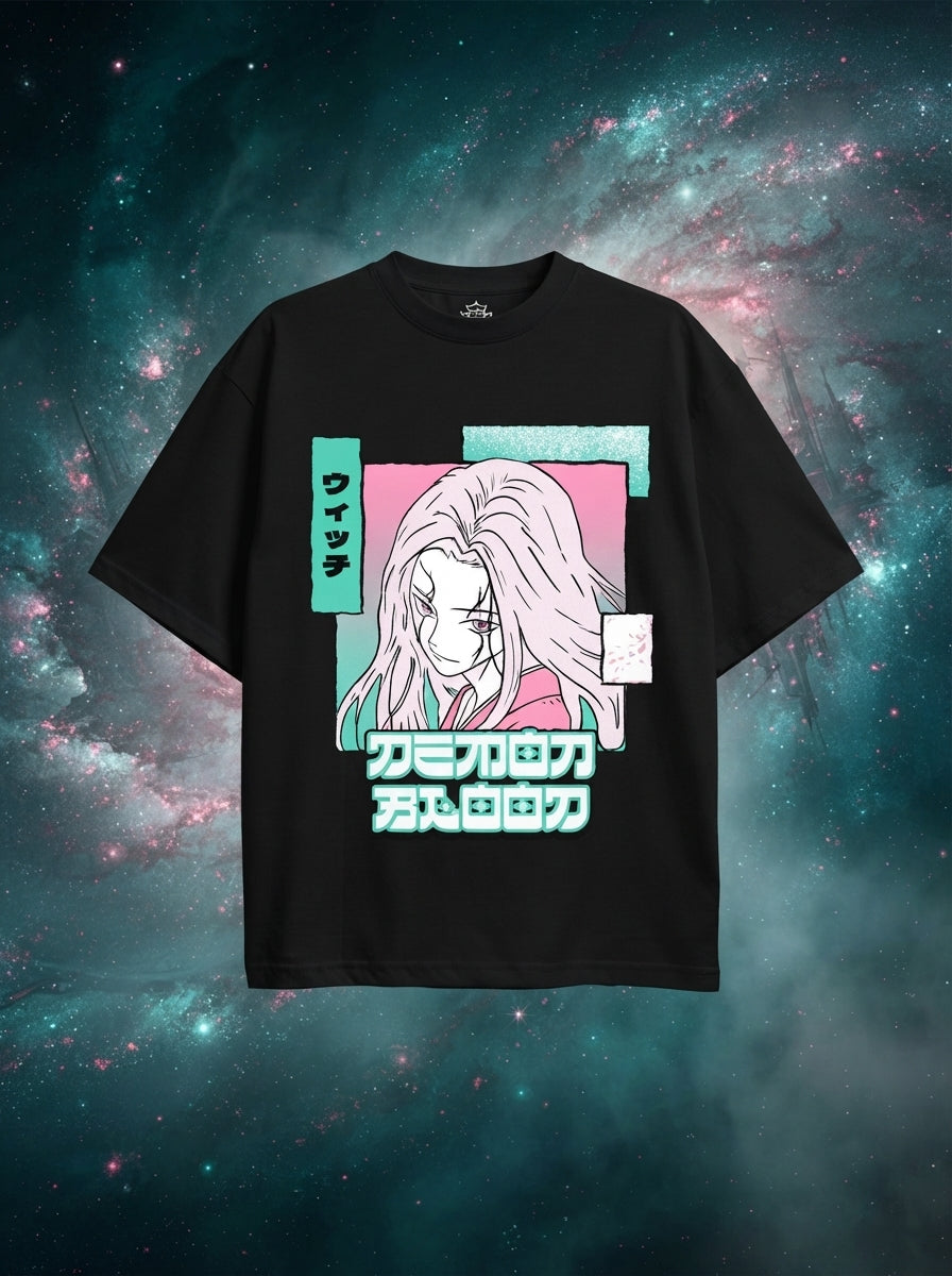 Demon Blood Black Oversized Tee