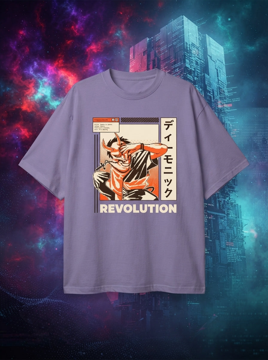 Revolution Lavender Oversized Tee