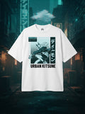 Urban Kitsune White Oversized Tee