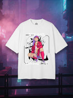Rising Dragon White Oversized Tee