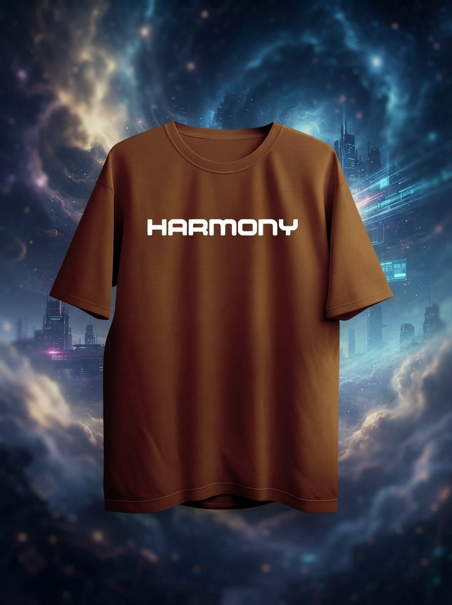 Harmony Brown Oversized Tee
