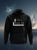 Chill Mode Premium Non Zipper Black Hoodie