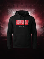 Live Co Concert Premium Non Zipper Black Hoodie