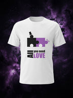 All You Need Is Love Graphic Printed White Tshirt