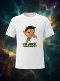 Du Kyaa Graphic Printed White Tshirt