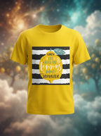When Life Gives You Lemon Graphic Printed Yellow Tshirt