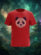 Panda Graphic Printed Red Tshirt
