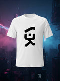 V3K Chest Print Graphic White Tshirt
