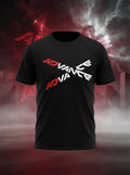 Advance Printed Black Dry Fit Tee