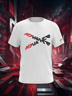 Advance Printed White Dry Fit Tee
