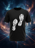 Run To Live Printed Black Dry Fit Tee