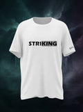 Striking Printed White Dry Fit Tee