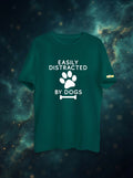 Easily Distracted Green Tshirt
