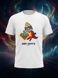 Absonyx by Styched White Dry-Fit T-Shirt