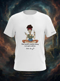 Advice Graphic Printed White Tshirt
