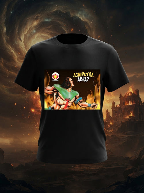 Agniputra Abhay Black Tshirt