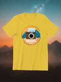 Camera Travel Yellow Tshirt