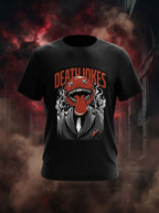 Death Jokes Graphic Printed Black Tshirt