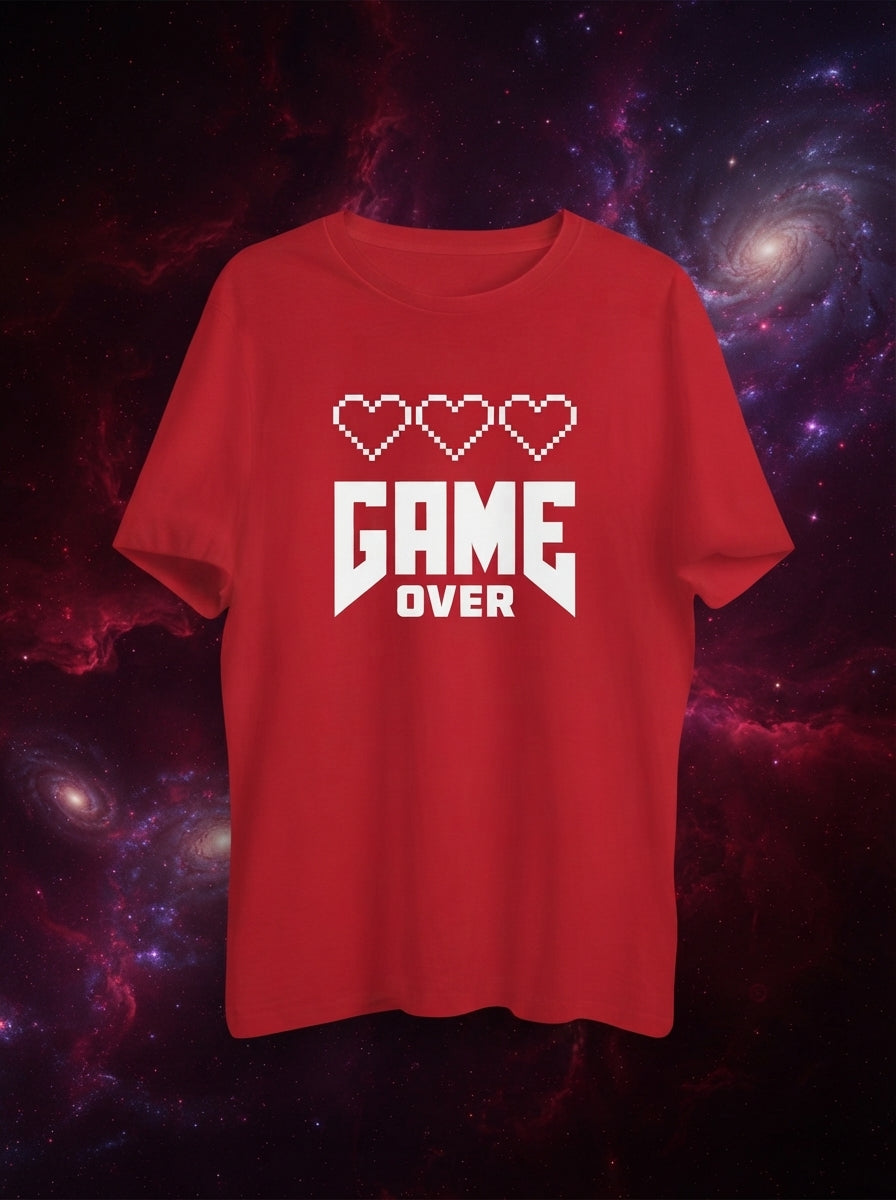 Game Over Red Tshirt