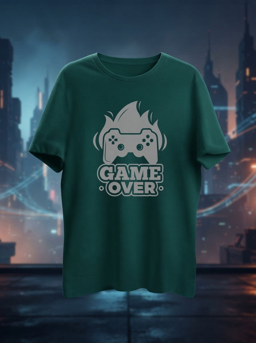 Game Over Green Tshirt