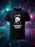 Gamer Geek Black Tshirt