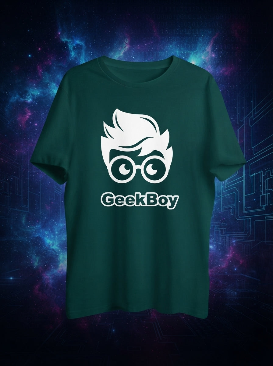 Geek Boy Green Tshirt