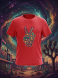Hippie Victory Red Tshirt