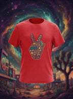 Hippie Victory Red Tshirt