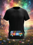 Hippie Van Black Tshirt