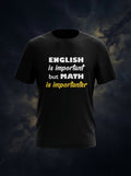 Math Is Importanter Black Tshirt