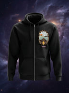 Travel Far Enough - Full Zip Premium Hoodies Black No Threads