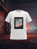 Work Sweat Achieve White Dry-Fit T-Shirt