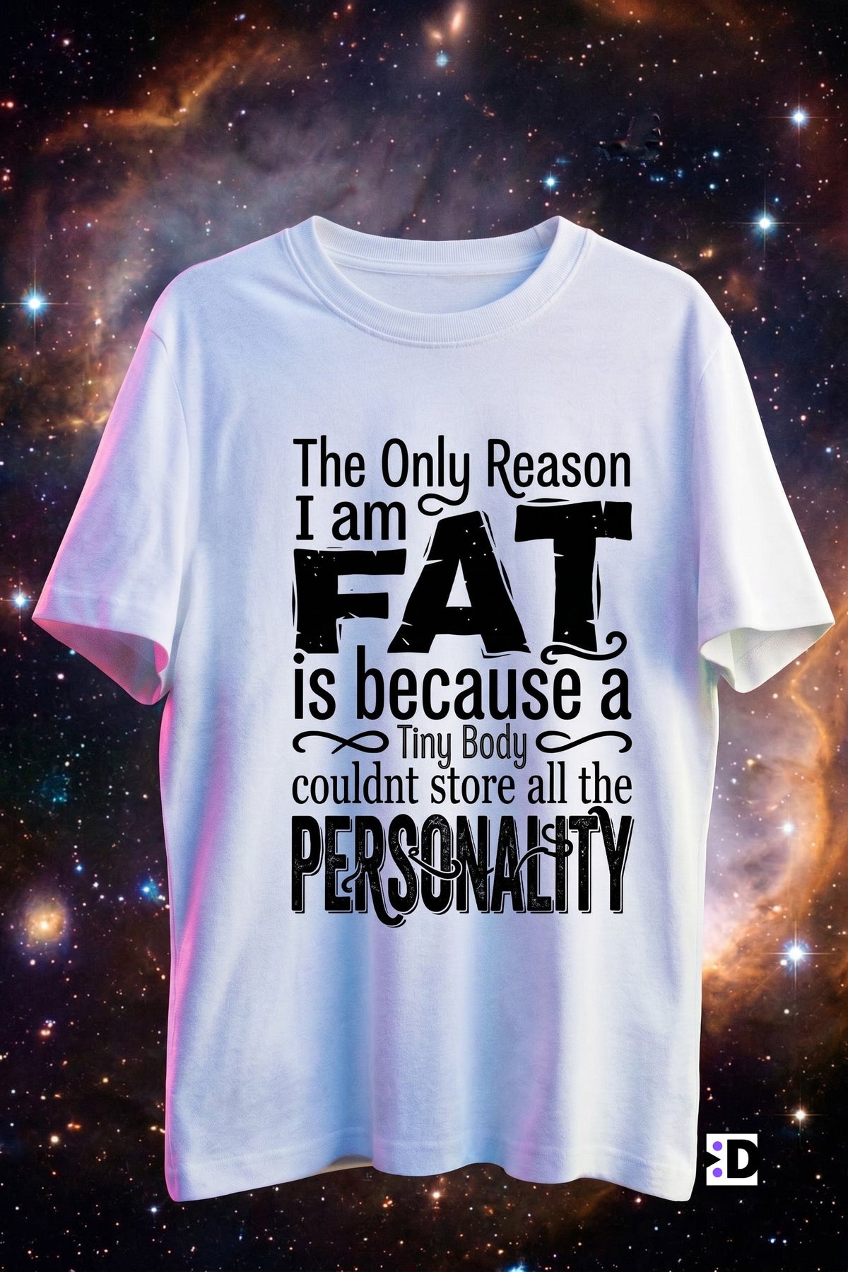 Fat Personality White Tee