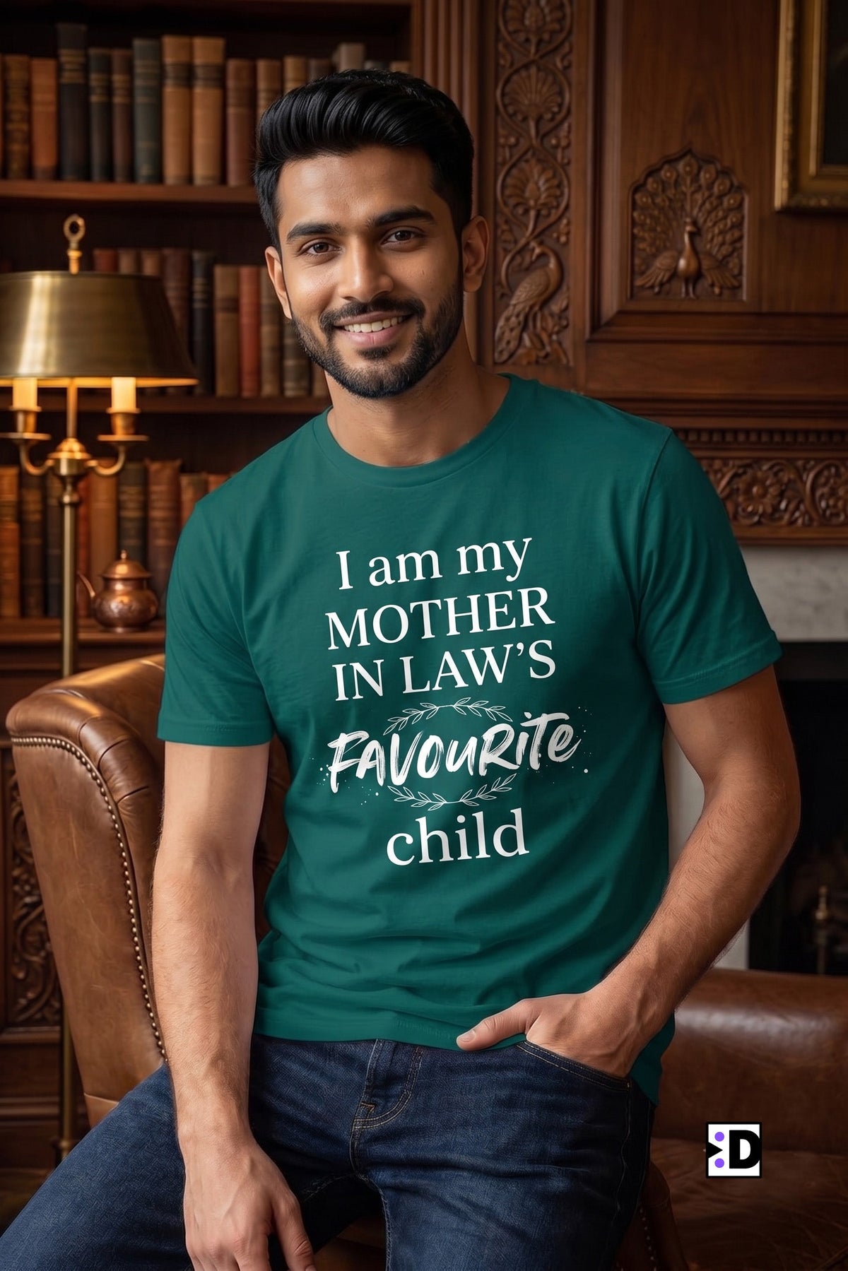 MIL Favourite Child Green Tee