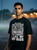 Fastest Fittest Black Oversized Tee