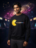 Pacman Galaxy Black Sweatshirt