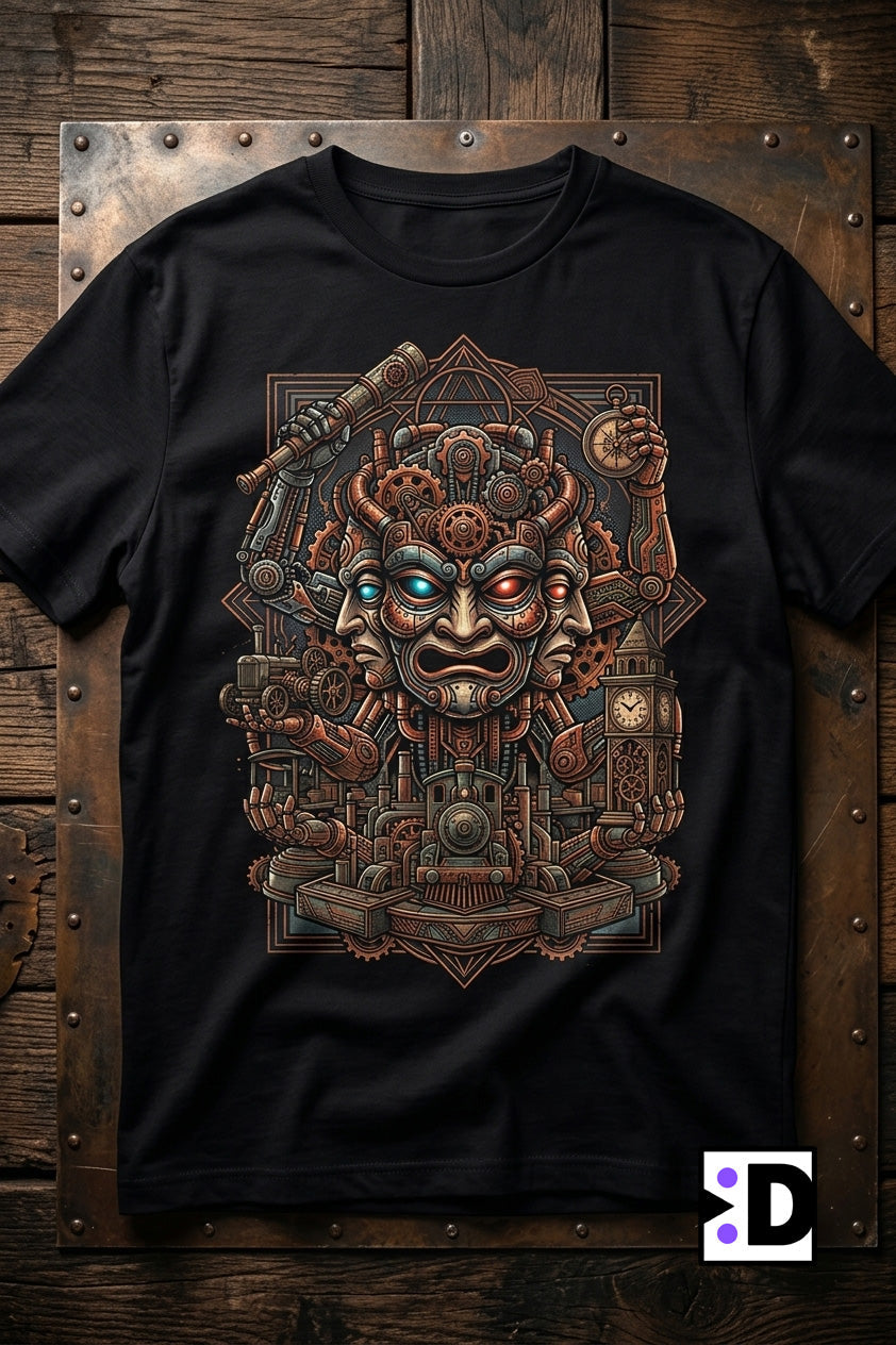 Alien Yantra Black Tee