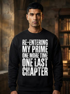 Re Entering Black Sweatshirt