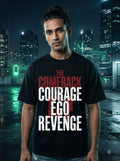 Comeback Courage Black Oversized Tee