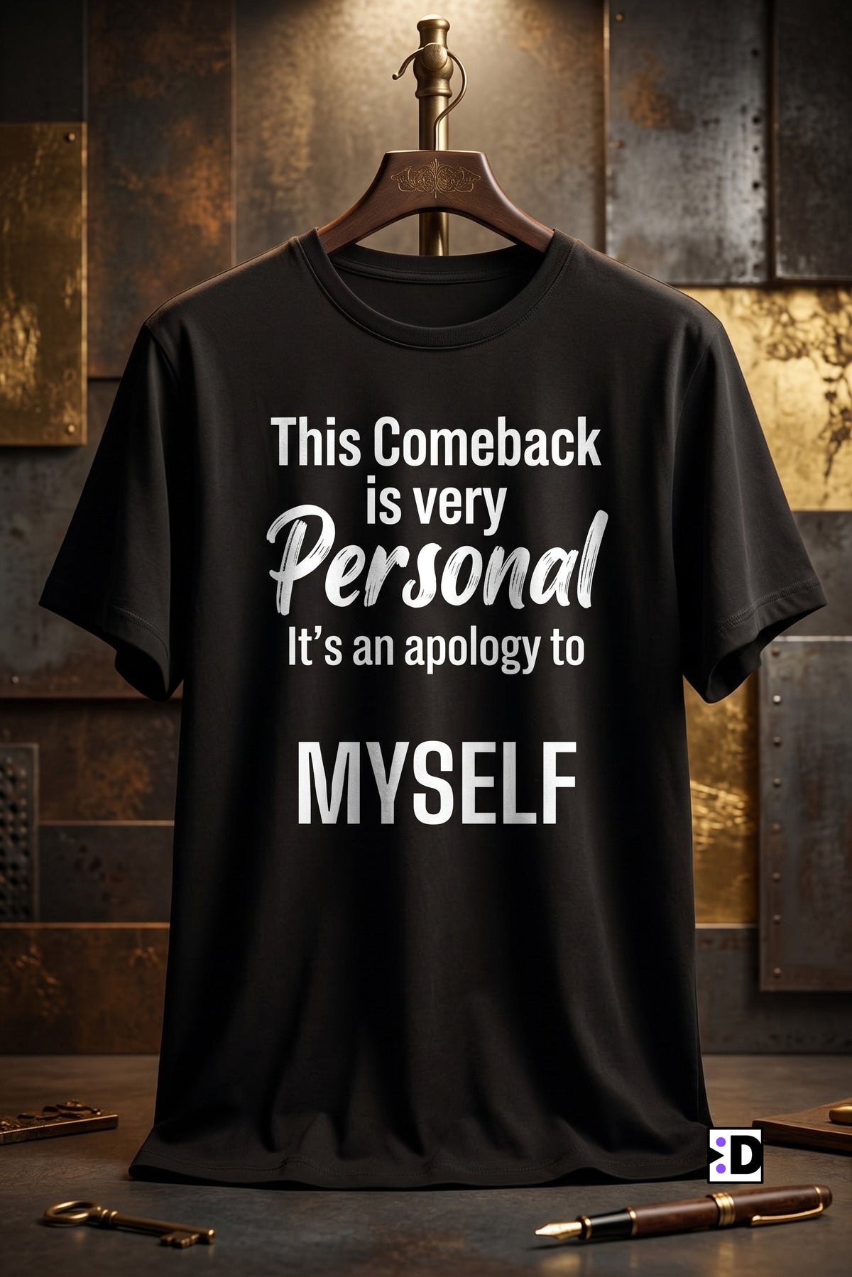 Comeback Personal Black Tee