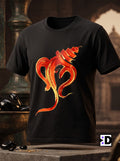 Ganesh Brushstroke Black Tee