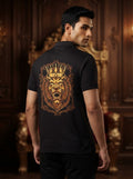 Crowned Lion Black Polo